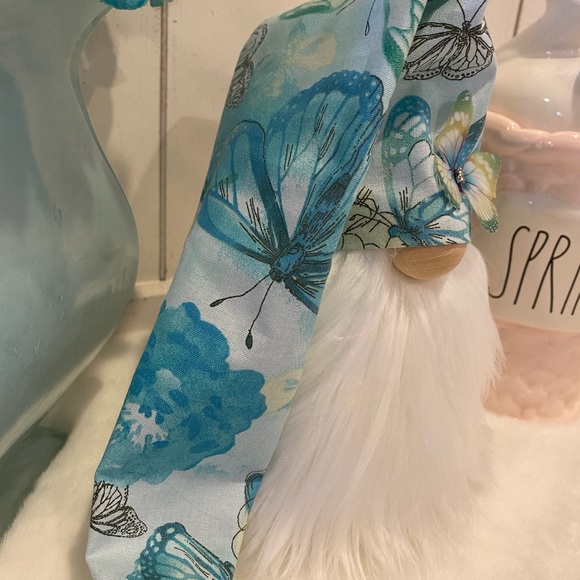 🦋Butterfly Gnome, Spring Gnome, Easter Gnome, Tier Tray Decor, Handmade Gnome - Picture 5 of 5